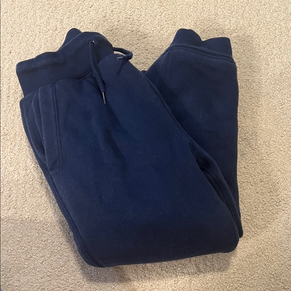 GAP Kids Navy Fleece Lined Joggers